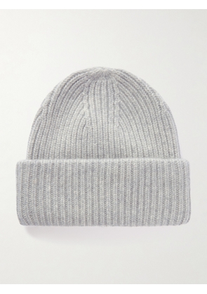 Yves Salomon - Ribbed Cashmere Beanie - Gray - One size