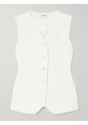 Max Mara - Fornovo Jersey Vest - White - UK 6,UK 8,UK 10,UK 12,UK 14,UK 16,UK 18