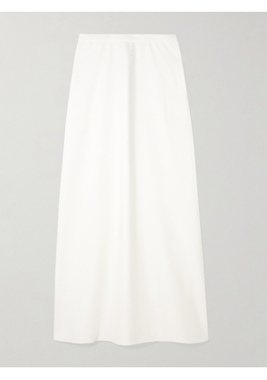 Max Mara - Vernice Jersey Maxi Skirt - White - UK 4,UK 6,UK 8,UK 10,UK 12,UK 14,UK 16,UK 18