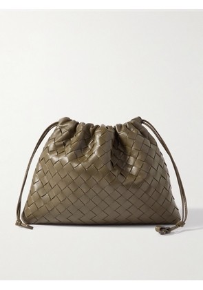 Bottega Veneta - Intrecciato Leather Pouch - Brown - One size