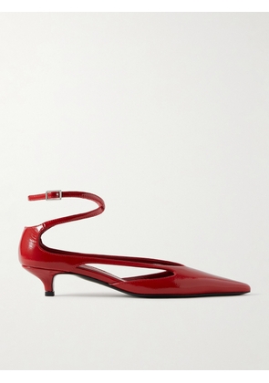 TOTEME - Cutout Patent-leather Pumps - Red - IT36,IT37,IT38,IT39,IT40,IT41,IT42