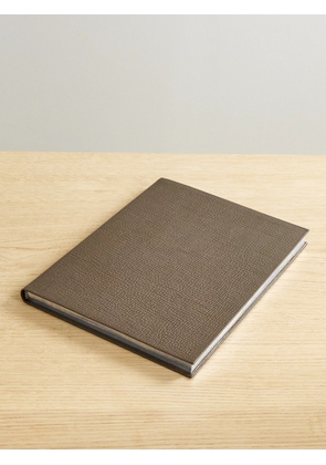 Smythson - Portobello Ludlow Textured-leather Notebook - Brown - One size