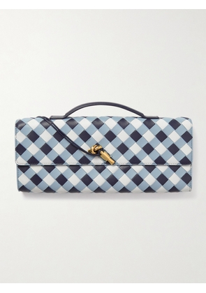 Bottega Veneta - Andiamo Small Intrecciato Leather Clutch - White - One size
