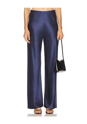 CAMI NYC Bristol Mid Rise Pant in Navy. Size L. Also in XXS, XS, S, M, XL.