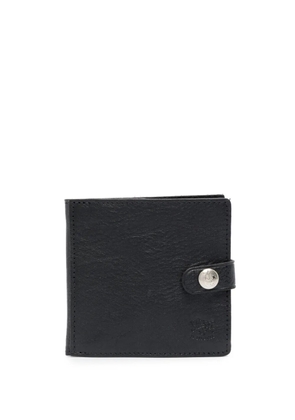 Il Bisonte logo-debossed bi-fold wallet - Black