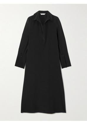 Max Mara - Ossola Silk-blend Shirt Dress - Black - UK 4,UK 6,UK 8,UK 10,UK 12,UK 14,UK 16,UK 18