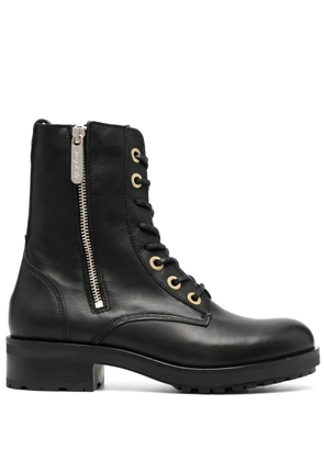 Tommy Hilfiger 40mm zip-up Biker boots - Black