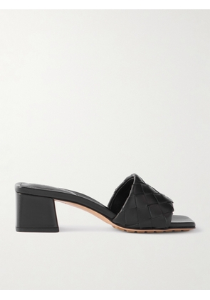 Bottega Veneta - Riva Intrecciato Leather Mules - Black - EU 36,EU 37,EU 38,EU 39,EU 40,EU 41