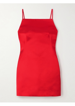 Givenchy - Silk-gabardine Mini Dress - Red - FR 34,FR 36,FR 38,FR 40
