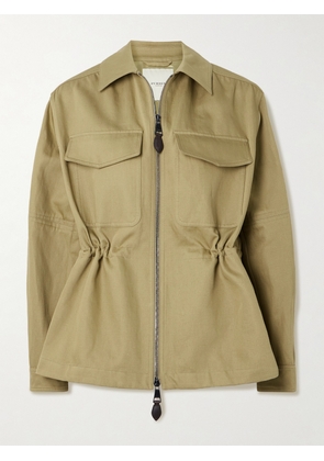 Purdey - Alnwick Cotton And Linen-blend Twill Jacket - Green - x small,small,medium,large,x large