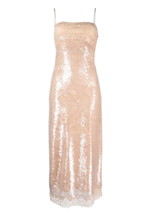 Simkhai Valentina sequin-embellished dress - Neutrals