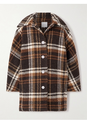 Patou - Checked Wool-blend Coat - Multi - FR 34,FR 36,FR 38,FR 40,FR 42,FR 44