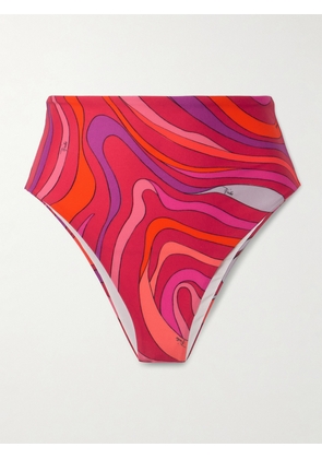 PUCCI - Printed Bikini Briefs - Pink - x small,small,medium,large