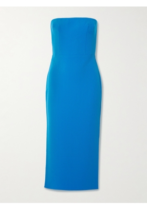 Alex Perry - Strapless Crepe Midi Dress - Blue - UK 4,UK 6,UK 8,UK 10,UK 12,UK 14,UK 16,UK 18