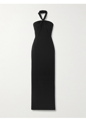 Alex Perry - Crepe Halterneck Gown - Black - UK 6,UK 8,UK 10,UK 12,UK 14