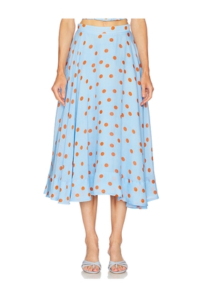 ASTR the Label Janie Skirt in Blue. Size L. Also in M, S, XS.