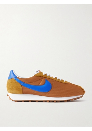 Nike - Ld-1000 Leather And Suede-trimmed Mesh Sneakers - Brown - US Women’s 5,US Women’s 5.5,US Women’s 6,US Women’s 6.5,US Women’s 7,US Women’s 7.5,US Women’s 8,US Women’s 8.5,US Women’s 9,US Women’s 9.5,US Women’s 10,US Women’s 10.5,US Women’s 11