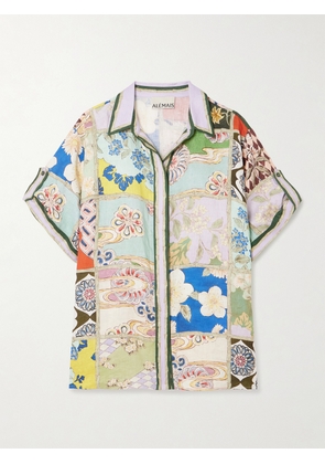 ALÉMAIS - Bianca Floral-print Linen Shirt - Multi - US0,US2,US4,US6,US8,US10,US12