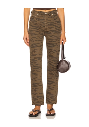 Citizens of Humanity Blaine Vintage Straight Jeans in Olive. Size 23. Also in 24, 25, 26, 27, 33, 34.