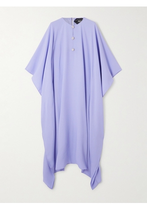 Taller Marmo - Carthage Crystal-embellished Crepe Gown - Purple - One size