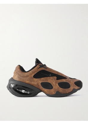 Nike - Nike Air Max Muse Mesh-trimmed Suede Sneakers - Brown - US Women’s 5,US Women’s 5.5,US Women’s 6,US Women’s 6.5,US Women’s 7,US Women’s 7.5,US Women’s 8,US Women’s 8.5,US Women’s 9,US Women’s 9.5,US Women’s 10,US Women’s 10.5,US Women’s 11