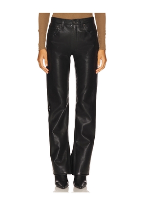 AGOLDE Recycled Leather Kick Boot in Black. Size 23. Also in 24, 25, 26, 27, 28, 29, 32, 33.