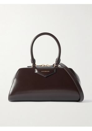 Givenchy - Antigona East-west Small Glossed-leather Tote - Brown - One size