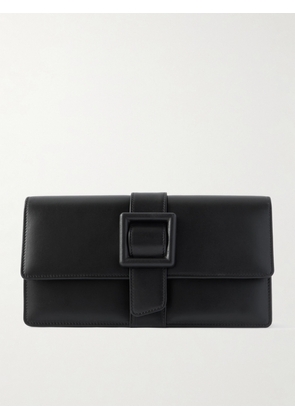 Manolo Blahnik - Maycap Buckled Leather Clutch - Black - One size