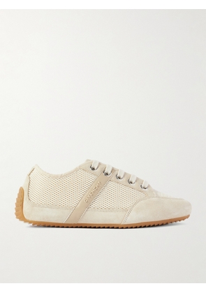 Givenchy - Leather And Suede-trimmed Mesh Sneakers - Neutrals - IT35,IT35.5,IT36,IT36.5,IT37,IT37.5,IT38,IT38.5,IT39,IT39.5,IT40,IT40.5,IT41