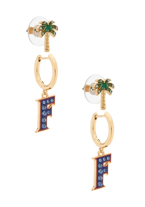 BaubleBar University Of Florida Earring Set Of 2 in Metallic Gold.