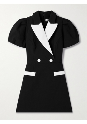 Rebecca Vallance - Emma Two-tone Crepe Mini Dress - Black - UK 4,UK 6,UK 8,UK 10,UK 12,UK 14