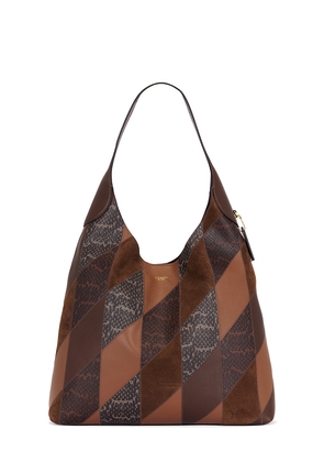 Coach Patchwork Brooklyn 39 Shoulder Bag in Brown.