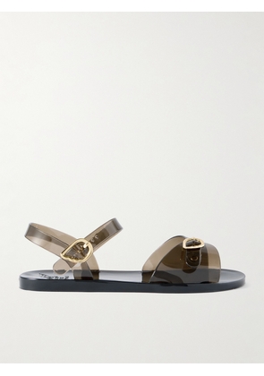 Ancient Greek Sandals - Irini Recycled-pvc Slingback Sandals - Black - IT36,IT37,IT38,IT39,IT40,IT41