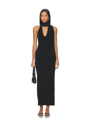 ALL THE WAYS Kelsey Maxi Dress in Black. Size L. Also in M, S, XS.