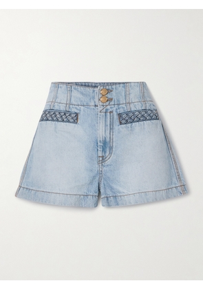 Zimmermann - Lucky Braided Denim Shorts - Blue - 00,0,1,2,3,4