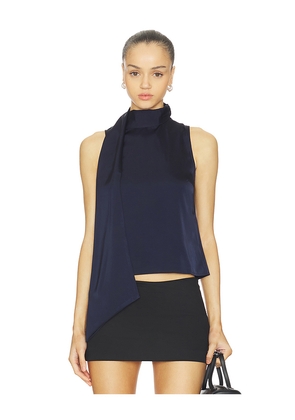 ALL THE WAYS Ziva Top in Navy. Size L. Also in S.