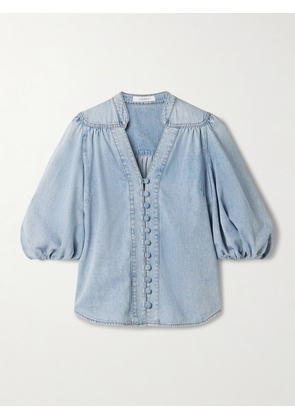 Zimmermann - Lucky Denim Blouse - Blue - 00,0,1,2,3,4