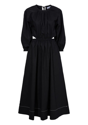 Proenza Schouler White Label Nora backless poplin dress - Black