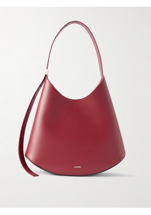 Jil Sander - Small Embellished Leather Shoulder Bag - Red - One size