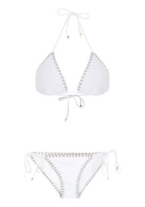 Amir Slama crochet bikini set - White