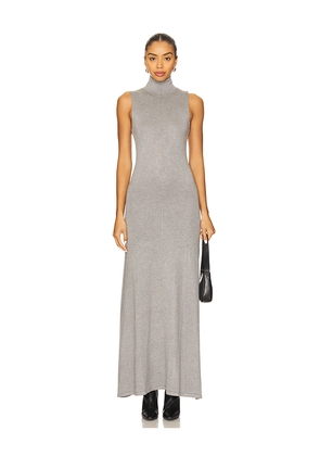 Bardot Astoria Knit Maxi Dress in Grey. Size L. Also in S, XS, M, XL.