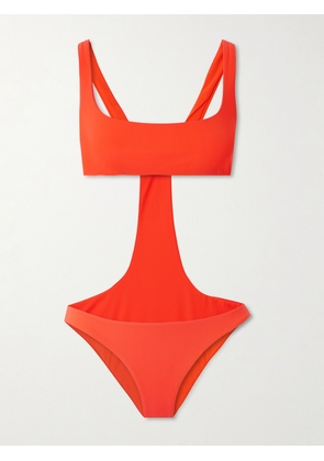Kiki de Montparnasse - La Sirene Cutout Swimsuit - Orange - x small,small,medium,large,x large