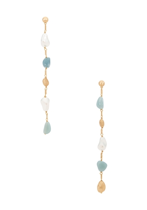 Cult Gaia Verona Earring in Baby Blue,Ivory.