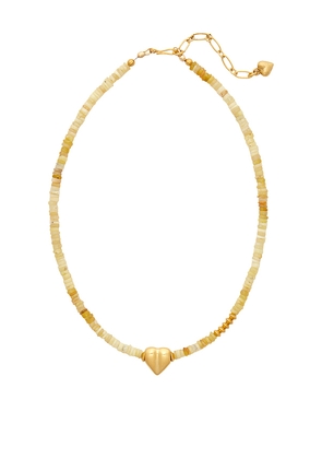 Brinker + Eliza Confetti Necklace in Yellow.