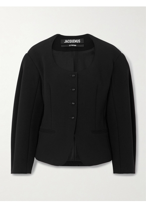 Jacquemus - Ovalo Crepe Jacket - Black - FR 34,FR 36,FR 38,FR 40,FR 42,FR 44