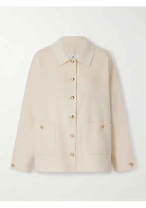 Anine Bing - Luca Wool And Cashmere-blend Jacket - Ivory - x small,small,medium,large