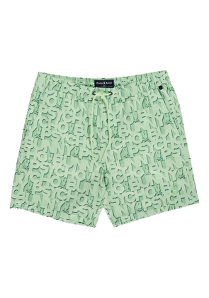 Psycho Bunny Damon swim shorts - Green