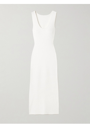 SIR. - Chiara Cotton-blend Bouclé Maxi Dress - White - 00,1,2,3,4