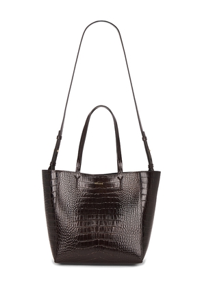 ANINE BING Small Elly Tote in Brown.