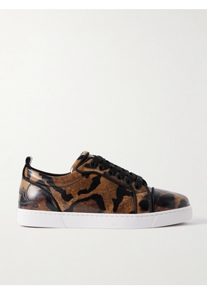 Christian Louboutin - Fun Louise Junior Leopard-print Leather Sneakers - Green - IT35,IT35.5,IT36,IT36.5,IT37,IT37.5,IT38,IT38.5,IT39,IT39.5,IT40,IT40.5,IT41,IT41.5,IT42